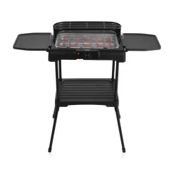 sähkögrilli jalustalla ja sivupöydillä, 2200 W*Princess Discount