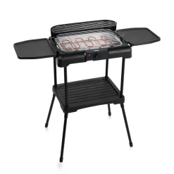 sähkögrilli jalustalla ja sivupöydillä, 2200 W*Princess Discount