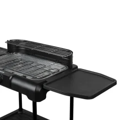 sähkögrilli jalustalla ja sivupöydillä, 2200 W*Princess Discount
