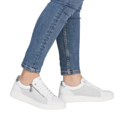 Discount Remonte tennarit D2E00-84 84 Weiss / Weiss-Silber / Weiss / Silber / Silver