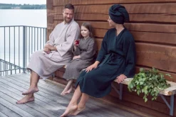 Kenno kylpytakki L/XL beige*Rento Outlet