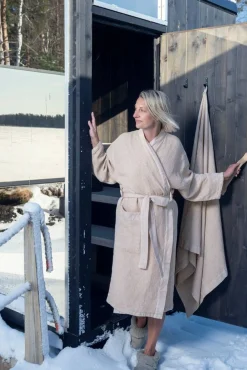 Kenno kylpytakki S/M beige*Rento New