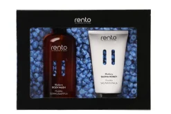 lahjapakkaus suihkusaippua & saunahunaja Mustikka*Rento Best