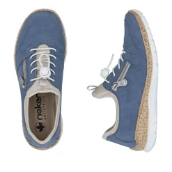 Hot Rieker kävelykengät N42G0-14 14 Indigo / Perlcreme