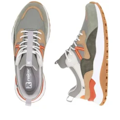 New Rieker R-Evolution sneakerit U1301-52 52 Pistschio/san/pistachio/liane/crema/pumpkin