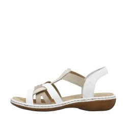 Online Rieker sandaalit 65918-81 81 Pebble /Altrosa / Weiss