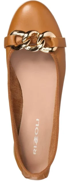 Outlet Rizzoli ballerinat 433 5501 Cuoio