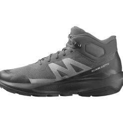 Outlet Salomon vaelluskengät Elixir Activ Mid GTX Magnet/Phantom/Sharkskin