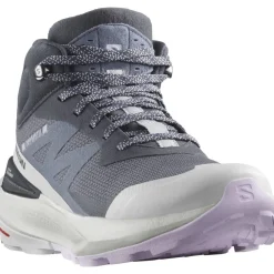 New Salomon vaelluskengät Elixir Activ Mid GTX W India Ink/Glacier Gray/Orchid Petal