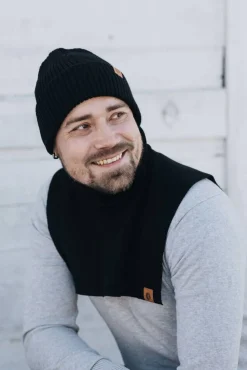 Best Salon kauluri Merino MUSTA