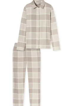 Hot Schiesser flanellipyjama 181991 409 Beige