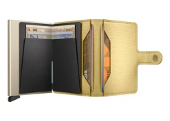 Clearance Secrid lompakko Miniwallet Pebble Butter yellow