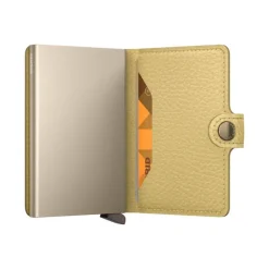 Clearance Secrid lompakko Miniwallet Pebble Butter yellow