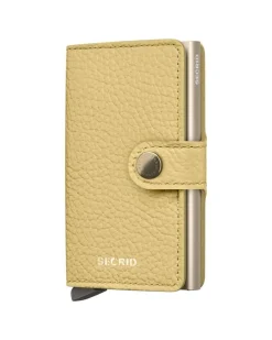 Clearance Secrid lompakko Miniwallet Pebble Butter yellow