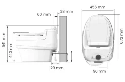 New Separett kuivakäymälä Villa 9010 12/230V