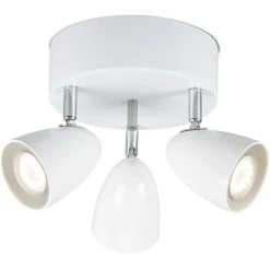 kattospotti Sierra O 3-os valkoinen*Sessak Discount