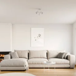 kattospotti Sierra O 3-os valkoinen*Sessak Discount