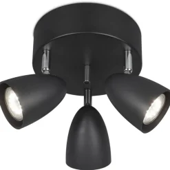 Discount Sessak kattospotti Sierra O 3-os musta