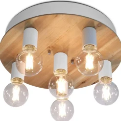 Hot Sessak Nell  6-osainen kattoplafondi puu/valkoinen