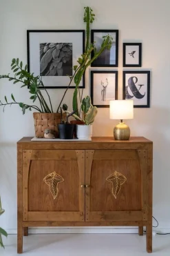 Sale Sessak pöytävalaisin Evelyn kulta/valkoinen