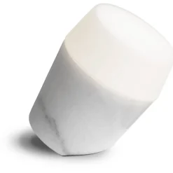 Outlet Sessak pöytävalaisin Louhi valkoista marmoria