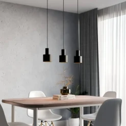 Sessak riippuvalaisin Brooklyn Ø12 cm musta