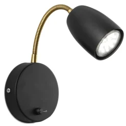 New Sessak seinävalaisin Colin 1-os mattamusta