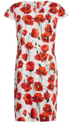 Discount Shenina mekko MARENA 10 Luonnonvalkoinen / Punainen