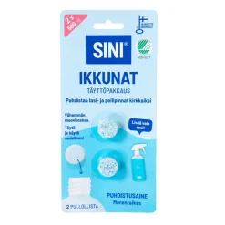 ikkunat täyttöpakkaus 2 kpl*Sini New