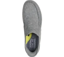 Hot Skechers kangaskengät Mens Melson Slip-Ins GRY GRY Grey