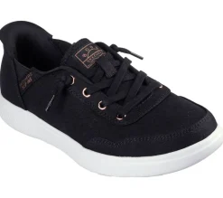 New Skechers kangaskengät Womens Bobs Skipper Slip-Ins BLK BLK Black