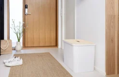 Collect lajitteluastiasetti vanerikannella 76 L valkoinen*Smartstore Sale