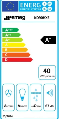Hot Smeg Classic liesituuletin 90 cm rst KD90HXE