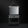 Smeg induktioliesi monitoimiuunilla CPF9IPAN Portofino antrasiitt
