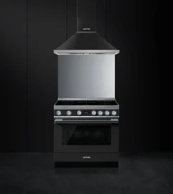 Smeg induktioliesi monitoimiuunilla CPF9IPAN Portofino antrasiitt