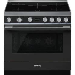 Smeg induktioliesi monitoimiuunilla CPF9IPAN Portofino antrasiitt