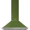 liesituuletin KPF9OG Portofino 90 cm vihreä seinämalli*Smeg Online
