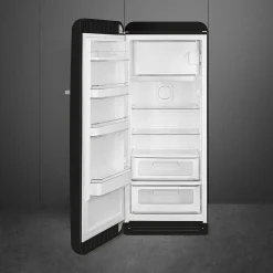 Online Smeg retrojääkaappi FAB28LBL5 153 cm, musta, vasen