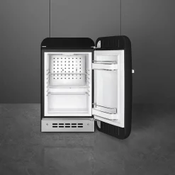 Online Smeg retrojääkaappi FAB5RBL5 73 cm, musta, oikea