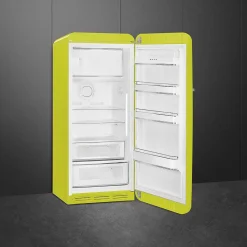 retrojääkaappi FAB28RLI5 153 cm, lime, oikea*Smeg