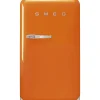Outlet Smeg retrojääkaappi FAB10ROR5, oranssi, oikea