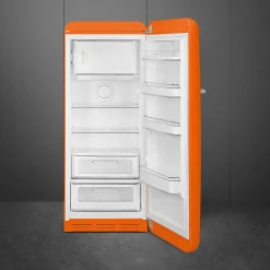 Sale Smeg retrojääkaappi FAB28ROR5 153 cm, oranssi, oikea