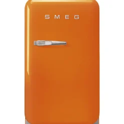 New Smeg retrojääkaappi FAB5ROR5 73 cm, oranssi, oikea