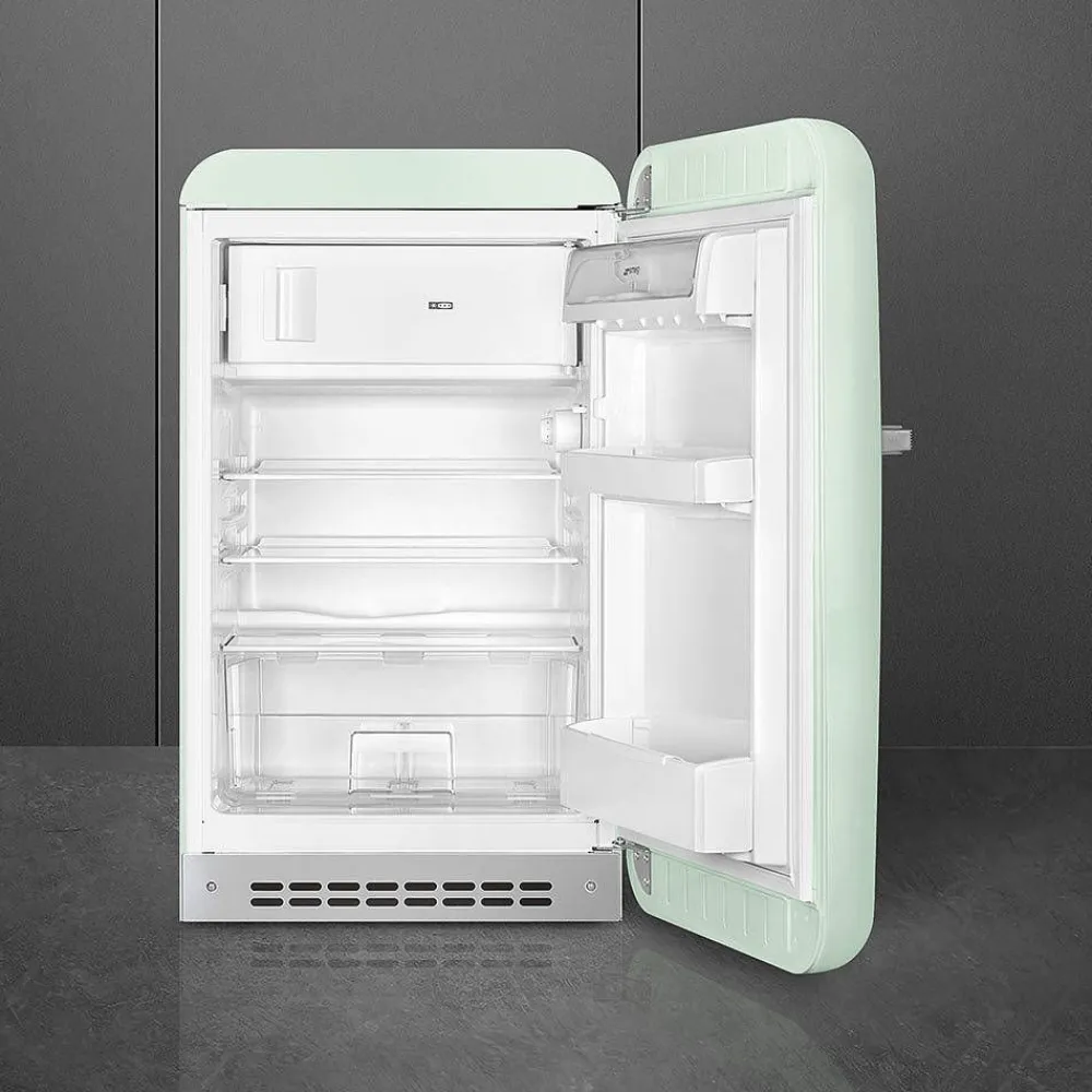 Discount Smeg retrojääkaappi FAB10RPG5, pastellinvihreä, oikea