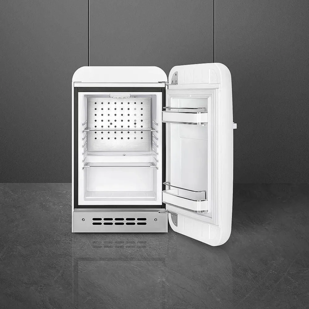 Sale Smeg retrojääkaappi FAB5RWH5 73 cm, valkoinen, oikea