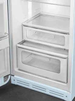 Hot Smeg retrojääkaappipakastin FAB30LPB5 pastellinsininen, vasen