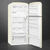 Hot Smeg retrojääkaappi-pakastin FAB50RCR5, kerma, oikea