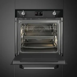 Sale Smeg SOP6902S2PN 60cm yhdistelmähöyryuuni Viktoria, musta