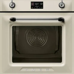 SOP6902S2PP 60cm yhdistelmähöyryuuni Viktoria, kerma*Smeg Best