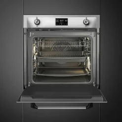 SOP6902S2PX 60cm yhdistelmähöyryuuni Viktoria, teräs*Smeg Outlet